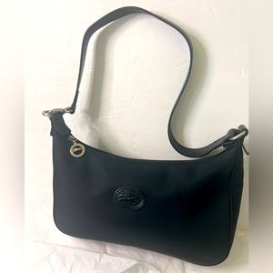 Longchamp Planetes Nylon and Leather Shoulder Bag